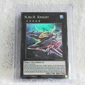 3/$25 Mint 2020 Yu-Gi-Oh! N.As.H. Knight LED9-EN056 SR Holo 1st Ed Card!!